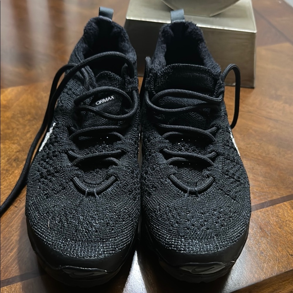 Authentic Nike Black and Silver Sneakers
